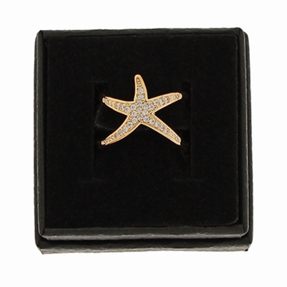 CZ Starfish Ring - Picture 1 of 1